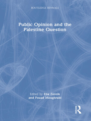 cover image of Public Opinion and the Palestine Question